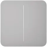 Кнопка для двухклавишного выключателя Ajax SoloButton 2-gang for LightSwitch, Jeweler, fog (000029814)