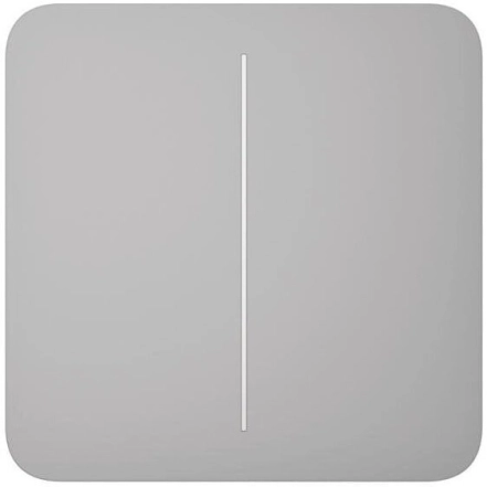 Кнопка для двухклавишного выключателя Ajax SoloButton 2-gang for LightSwitch, Jeweler, fog (000029814)