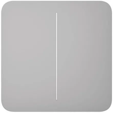Кнопка для двухклавишного выключателя Ajax SoloButton 2-gang for LightSwitch, Jeweler, fog (000029814)