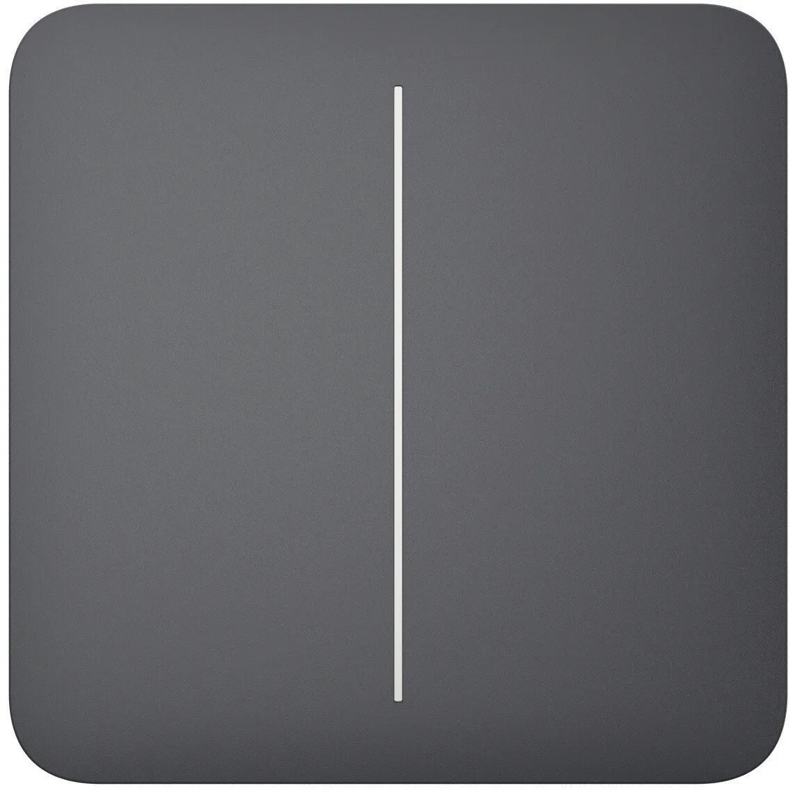 Кнопка для двухклавишного выключателя Ajax SoloButton 2-gang for LightSwitch, Jeweler, graphite (000029820)
