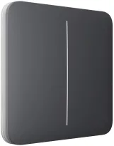 Кнопка для двухклавишного выключателя Ajax SoloButton 2-gang for LightSwitch, Jeweler, graphite (000029820) Фото - 1