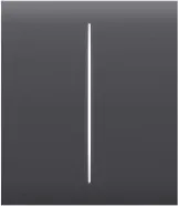 Кнопка для двухклавишного выключателя Ajax SoloButton 2-gang for LightSwitch, Jeweler, graphite (000029820) Фото - 3