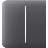 Кнопка боковая для двухклавишного выключателя Ajax SideButton 2-gang for LightSwitch Jeweler, graphite (000029822)
