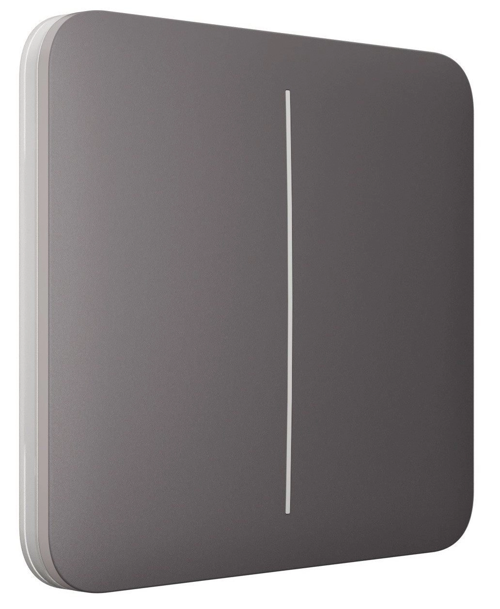 Кнопка для двухклавишного выключателя Ajax SoloButton 2-gang for LightSwitch, Jeweler, grey (000029826) Фото - 1