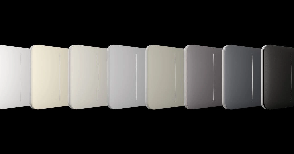 Кнопка центральная для двухклавишного выключателя Ajax CenterButton 2-gang for LightSwitch, Jeweler, grey (000029830) Фото - 2