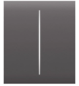 Кнопка центральная для двухклавишного выключателя Ajax CenterButton 2-gang for LightSwitch, Jeweler, grey (000029830)