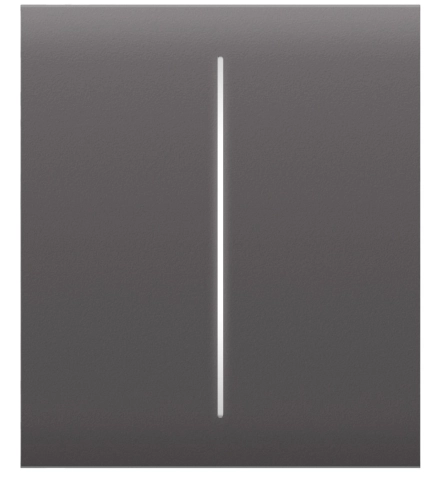 Кнопка центральная для двухклавишного выключателя Ajax CenterButton 2-gang for LightSwitch, Jeweler, grey (000029830)