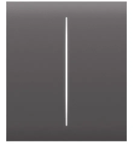 Кнопка центральна для двоклавішного вимикача Ajax CenterButton 2-gang for LightSwitch, Jeweler, grey (000029830)