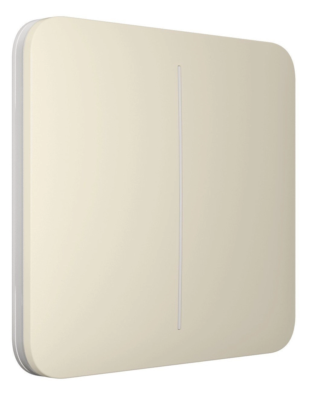 Кнопка для двухклавишного выключателя Ajax SoloButton 2-gang for LightSwitch, Jeweler, ivory (000029832) Фото - 1