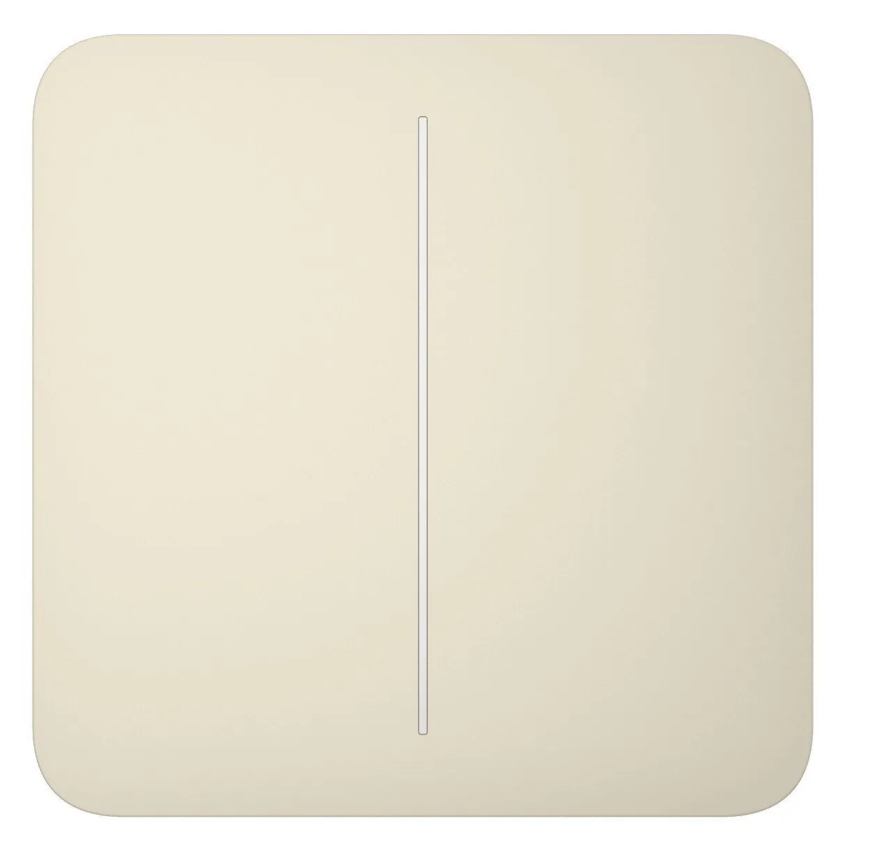 Кнопка для двухклавишного выключателя Ajax SoloButton 2-gang for LightSwitch, Jeweler, ivory (000029832)