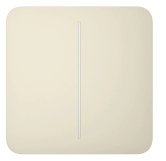 Кнопка для двухклавишного выключателя Ajax SoloButton 2-gang for LightSwitch, Jeweler, ivory (000029832)