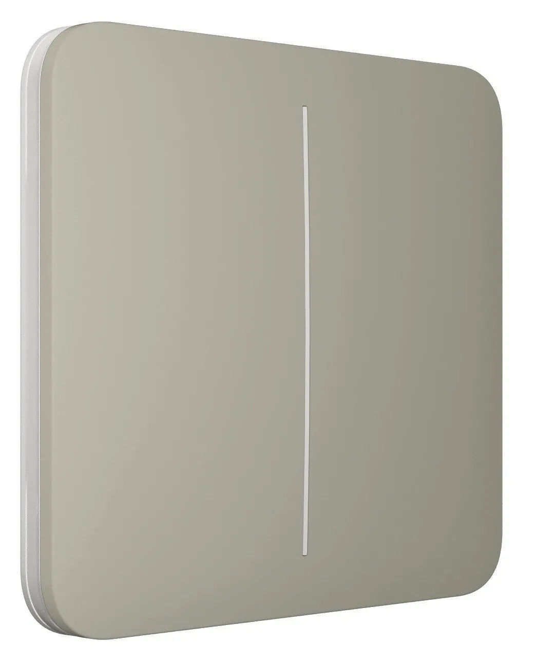 Кнопка для двухклавишного выключателя Ajax SoloButton 2-gang for LightSwitch, Jeweler, olive (000029838) Фото - 1