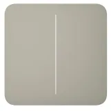 Кнопка для двухклавишного выключателя Ajax SoloButton 2-gang for LightSwitch, Jeweler, olive (000029838)