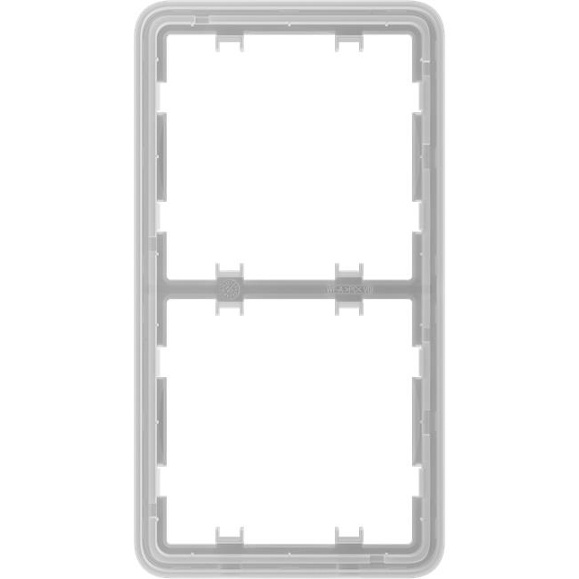 Рамка для вимикача на 2 секції Ajax Frame 2 seats for LightSwitch Vertical (000037733)