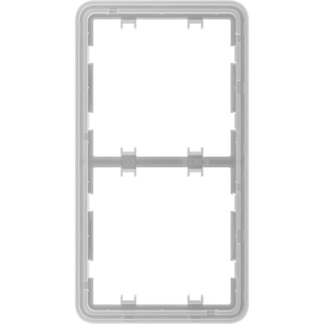 Рамка для вимикача на 2 секції Ajax Frame 2 seats for LightSwitch Vertical (000037733)