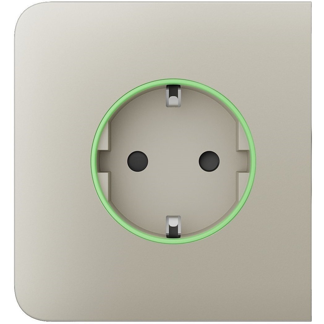 Бічна панель для вбудованої розетки Ajax SideCover for Outlet smart, Jeweler, бездротова, ivory (000038795)