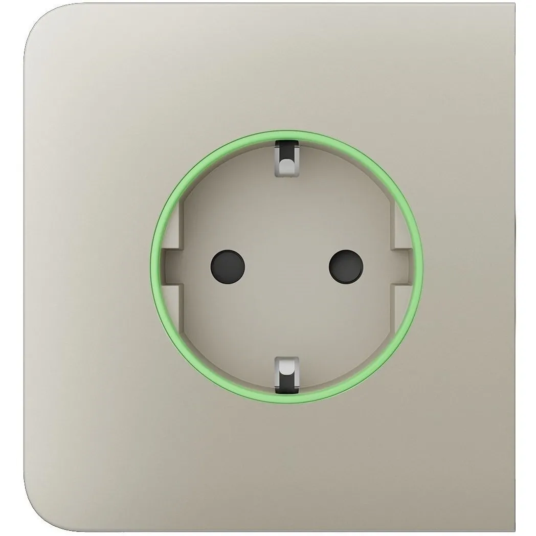 Бічна панель для вбудованої розетки Ajax SideCover for Outlet smart, Jeweler, бездротова, ivory (000038795)