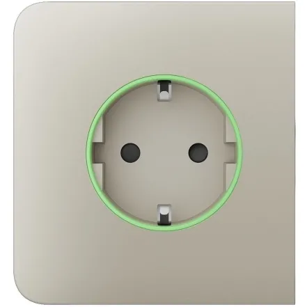 Бічна панель для вбудованої розетки Ajax SideCover for Outlet smart, Jeweler, бездротова, ivory (000038795)