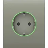 Центральна панель для вбудованої розетки Ajax CenterCover for Outlet smart, Jeweler, бездротова, olive (000038797)