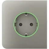 Бічна панель для вбудованої розетки Ajax SideCover for Outlet smart, Jeweler, бездротова, olive (000038798)