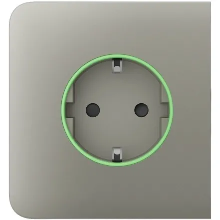 Бічна панель для вбудованої розетки Ajax SideCover for Outlet smart, Jeweler, бездротова, olive (000038798)