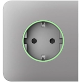 Бічна панель для вбудованої розетки Ajax SideCover for Outlet smart, Jeweler, бездротова, fog (000038801)