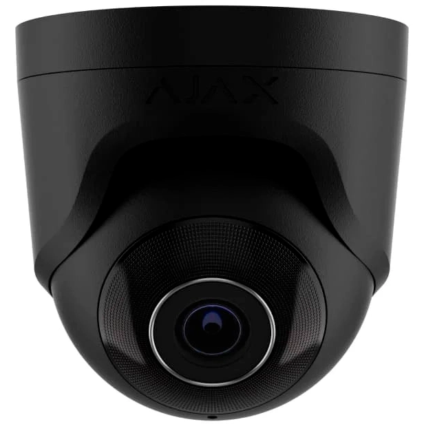 IP-камера проводная купольная Ajax TurretCam, 8мп, 2.8мм, Black (000039324)