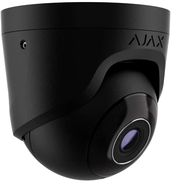 IP-камера проводная купольная Ajax TurretCam, 8мп, 4мм, Black (000039326) Фото - 1