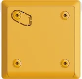 Беспроводная настенная кнопка для активации пожарной тревоги Ajax Manual Call Point jewelle Желтая (000044795) Фото - 5