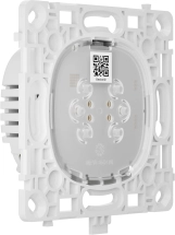 Реле двоклавішне, вимикач Ajax LightCore 2-gang 2-way for LightSwitch Jeweler бездротовий (000046124) Фото - 1