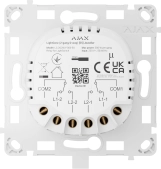 Реле двоклавішне, вимикач Ajax LightCore 2-gang 2-way for LightSwitch Jeweler бездротовий (000046124) Фото - 5