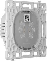 Реле двоклавішне, вимикач Ajax LightCore Vertical 2-gang 2-way для LightSwitch бездротовий (000046130) Фото - 1
