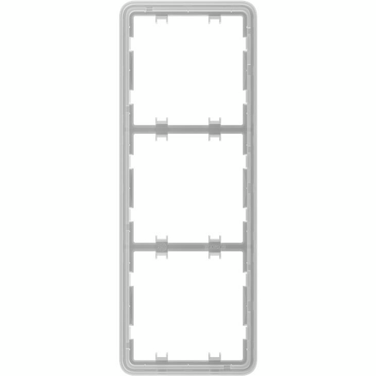 Рамка для вимикача на 3 секції Ajax Frame 3 seats for LightSwitch Vertical (000046132)