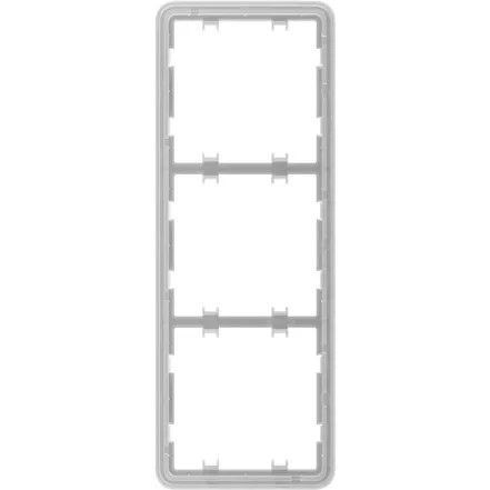 Рамка для вимикача на 3 секції Ajax Frame 3 seats for LightSwitch Vertical (000046132)