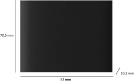 Кнопка центральная для одноклавишного вертикального выключателя Ajax CenterButton for LightSwitch, Black (000046443) Фото - 1