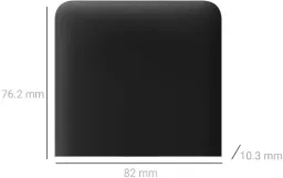 Кнопка боковая для одноклавишного вертикального выключателя Ajax SideButton for LightSwitch, Jeweler, Black (000046456) Фото - 1
