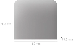 Кнопка боковая для одноклавишного вертикального выключателя Ajax SideButton for LightSwitch, Jeweler, Fog (000046457) Фото - 1