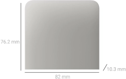 Кнопка бокова для одноклавішного вертикального вимикача Ajax SideButton for LightSwitch, Jeweler, Oyster (000046471) Фото - 1