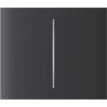 Кнопка центральная для двухклавишного вертикального выключателя Ajax LightSwitch, беспроводная, графит (000046475)