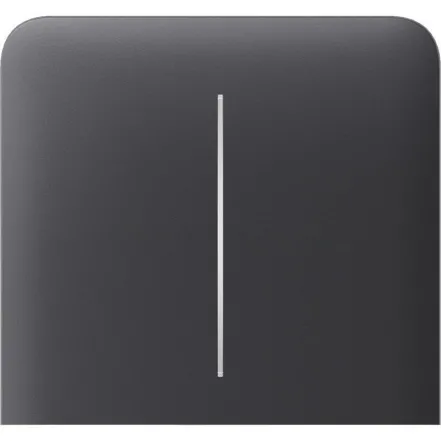 Кнопка боковая для двухклавишного вертикального выключателя Ajax LightSwitch, беспроводная, графит (000046486)