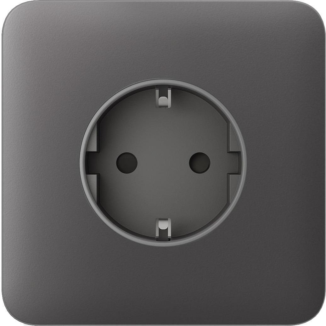 Передняя панель для встраиваемой розетки Ajax SoloCover for Outlet Basic, grey (000046676)