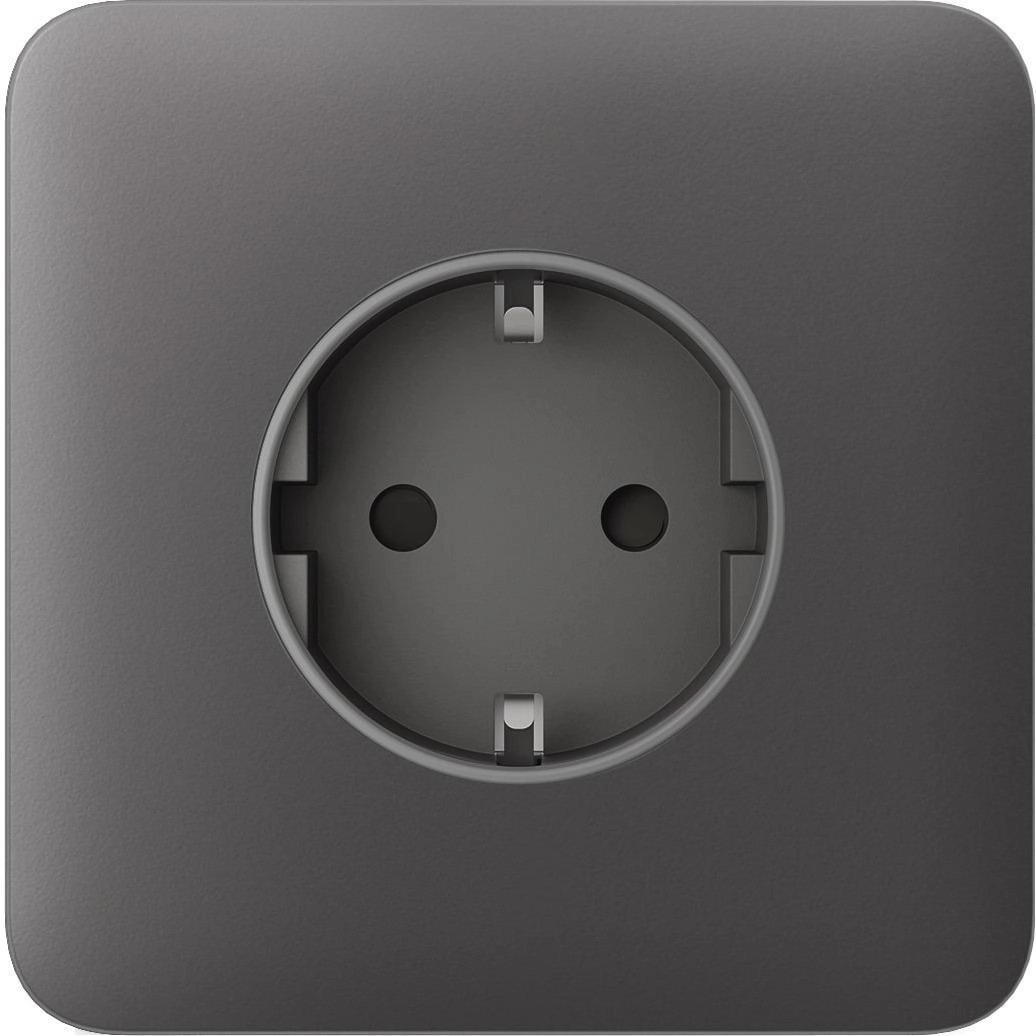 Передняя панель для встраиваемой розетки Ajax SoloCover for Outlet Basic, grey (000046676)