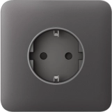 Передняя панель для встраиваемой розетки Ajax SoloCover for Outlet Basic, grey (000046676)