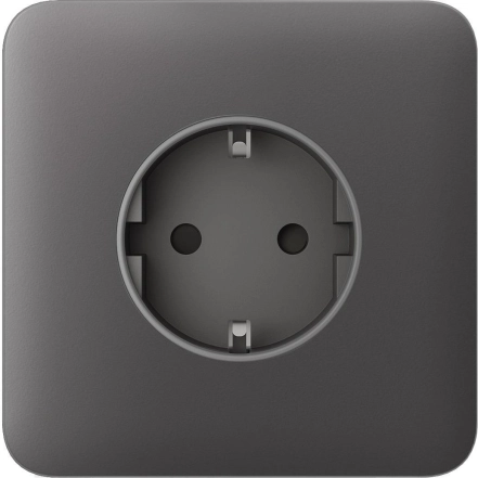 Передняя панель для встраиваемой розетки Ajax SoloCover for Outlet Basic, grey (000046676)