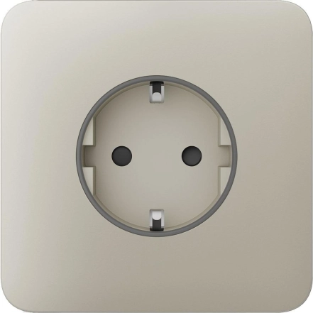 Передня панель для вбудованої розетки Ajax SoloCover for Outlet Basic, ivory (000046677)