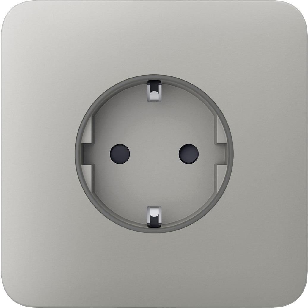 Передняя панель для встраиваемой розетки Ajax SoloCover for Outlet Basic, oyster (000046682)