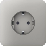 Передняя панель для встраиваемой розетки Ajax SoloCover for Outlet Basic, oyster (000046682)