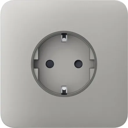Передня панель для вбудованої розетки Ajax SoloCover for Outlet Basic, oyster (000046682)