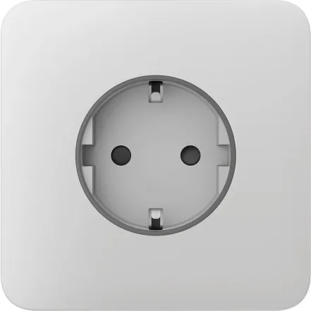 Передня панель для вбудованої розетки Ajax SoloCover for Outlet Basic, білий (000046683)