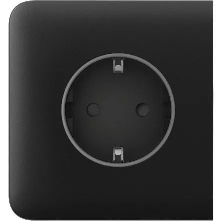 Боковая панель для встраиваемой розетки Ajax SideCover for Outlet Basic, черный (000046684)